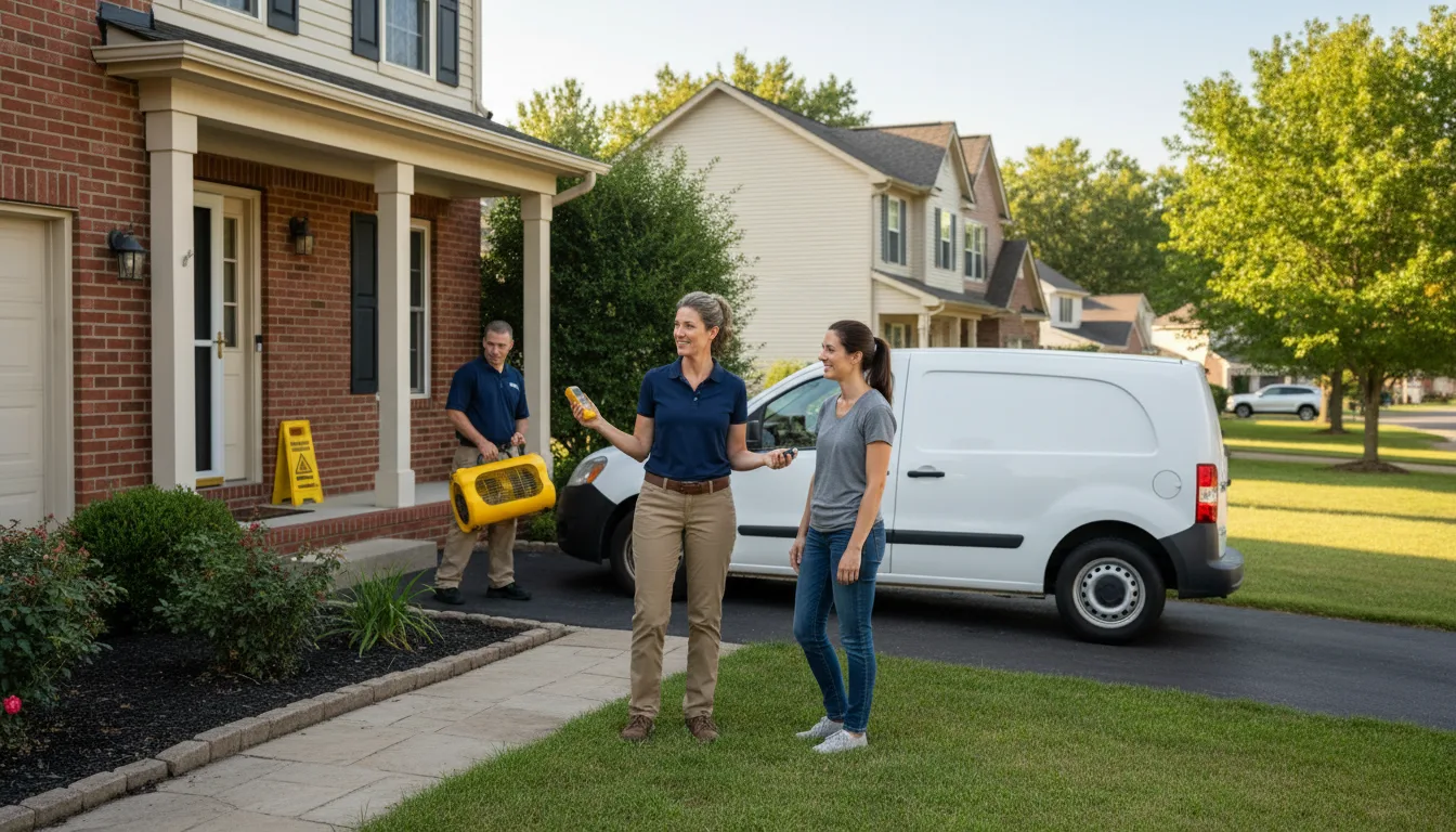 Residential water damage restoration in Bloomington, ID